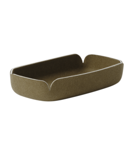 Muuto Restore Tray brown-green 28 x 15