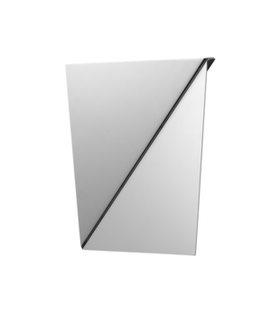 Gaze Spiegel Gepolijst Staal Angle 30 x 25