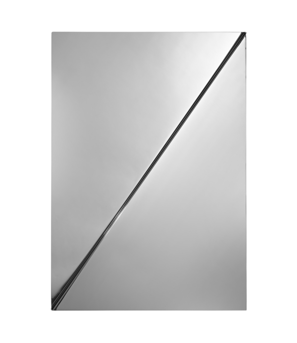 Muuto Gaze Spiegel Gepolijst Staal Angle 50 x 35