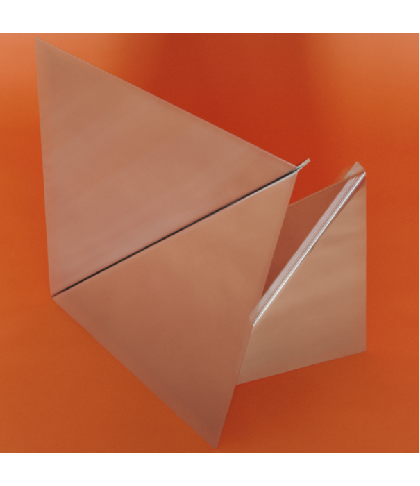 Muuto Gaze Spiegel Gepolijst Staal Angle 50 x 35