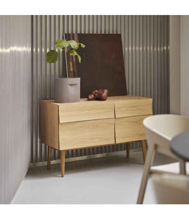 Muuto  Muuto Ridge Planter  /  H-24 cm