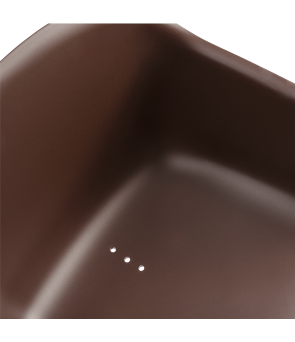 Muuto  Muuto Fiber Outdoor Armchair brown red