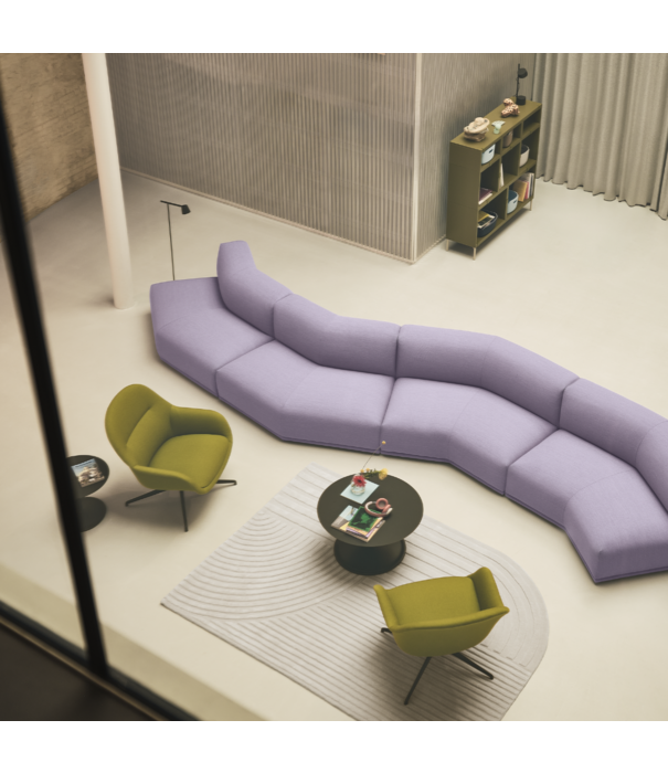 Muuto Connect Sofa Module M Angle, stof Grain
