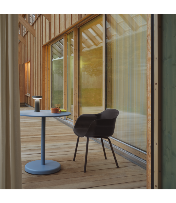 Muuto  Fiber Outdoor Armchair dusty green