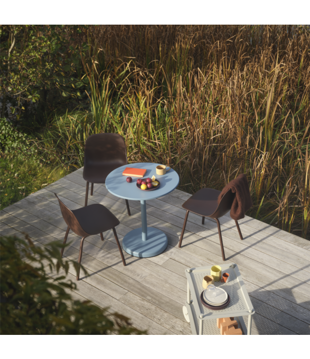 Muuto  Muuto Fiber Outdoor Side Chair, tube base