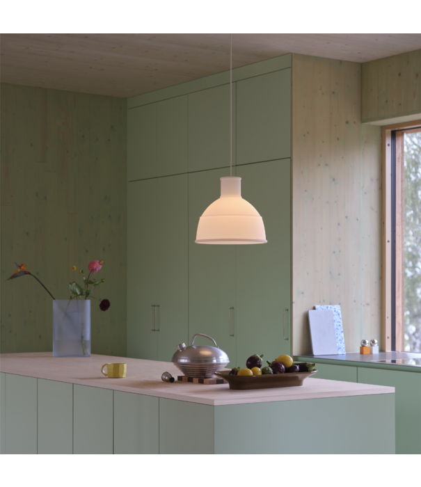 Muuto Ridge Frosted Vaas light blue