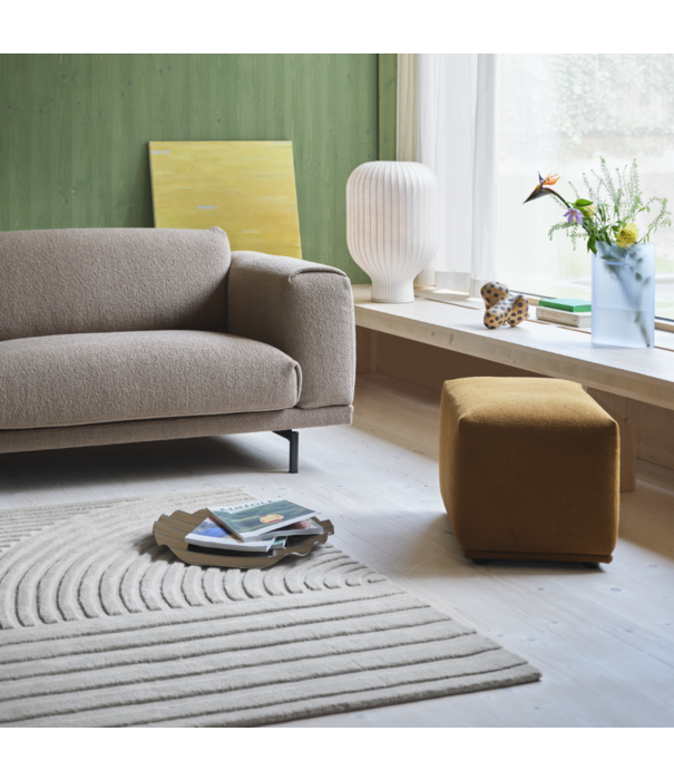 Muuto  Muuto Ridge Frosted Vaas Taupe