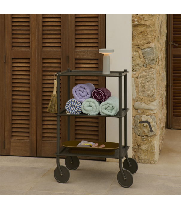 Muuto  Muuto Flow Trolley 3-layer blue-grey