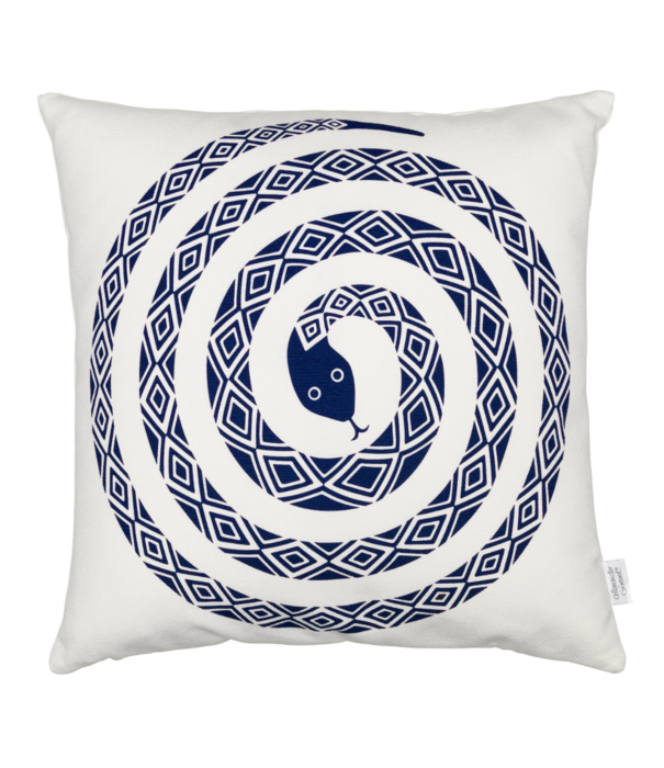 Vitra  Vitra Graphic Print Pillows Snake, ultramarine Kussen