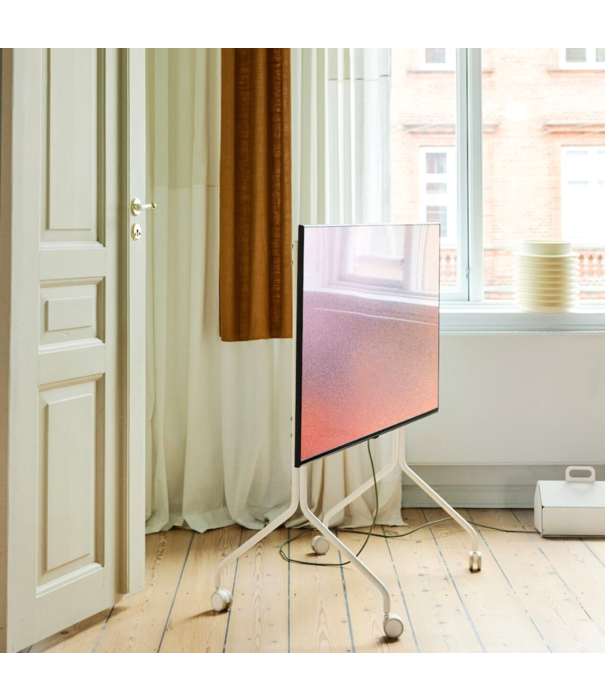 Pedestal Pedestal Moon Rollin' TV stand