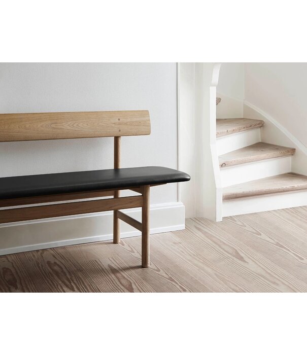 Fredericia  Model 3171 The Mogensen Bench, seat upholstered