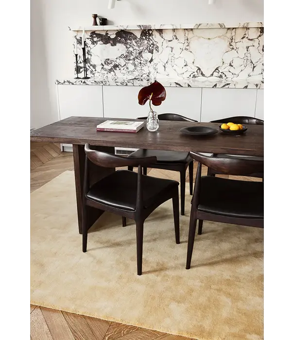 Layered  Layered Classic Solid Wol Vloerkleed Harvest Yellow