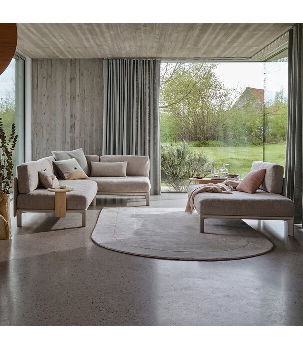 Vitra  Vitra Anagram Corner Sofa Nubia ivory forest, basic dark base