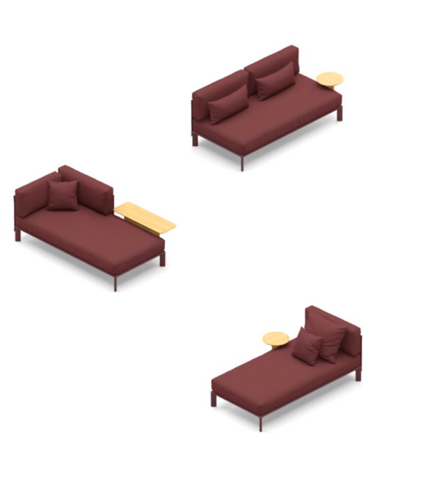 Vitra  Vitra Anagram Corner Sofa Nubia ivory forest, basic dark base