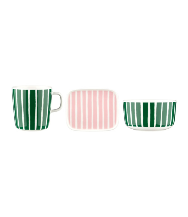 Marimekko Marimekko Oiva / Piccolo Ontbijtset 3 stuks
