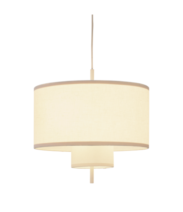 New Works  New Works Margin Hanglamp white canvas Ø90