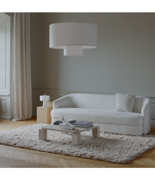 New Works  New Works Margin Pendant white canvas Ø90