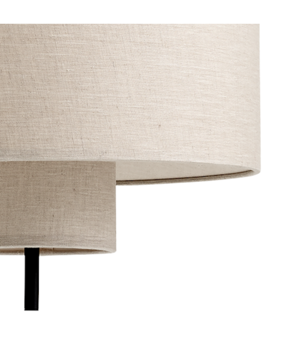 New Works  Margin Pendant beige canvas Ø50