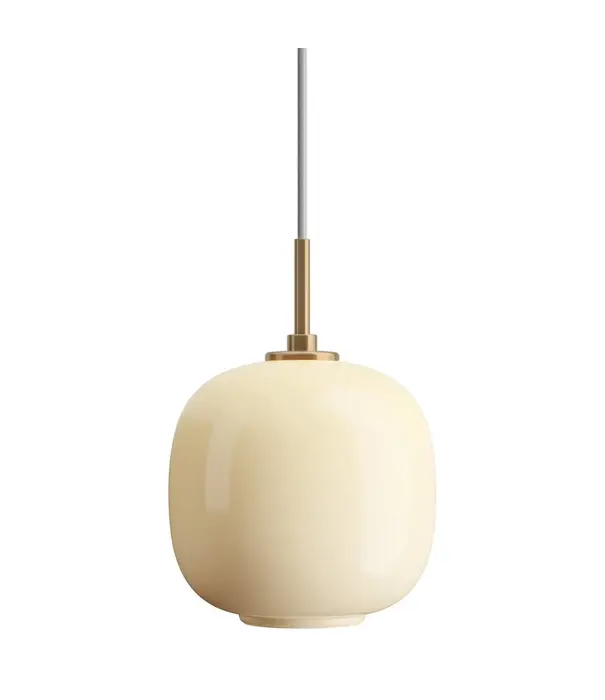 Louis Poulsen  VL45 Radiohus Pendant  amber glass, brass