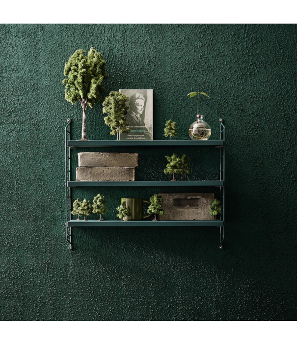 String  Furniture String Pocket Cabinet dark grey