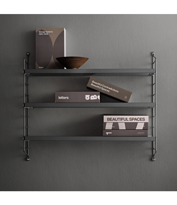 String  Furniture Pocket Cabinet Metal oxtorgsröd red