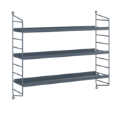 Pocket Wandkast Metal sergelgrå blauw-grijs