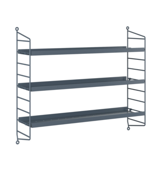 String Pocket Metal Wandkast sergelgrå