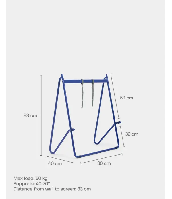 Pedestal Pedestal Pipe Bloom TV stand / staal