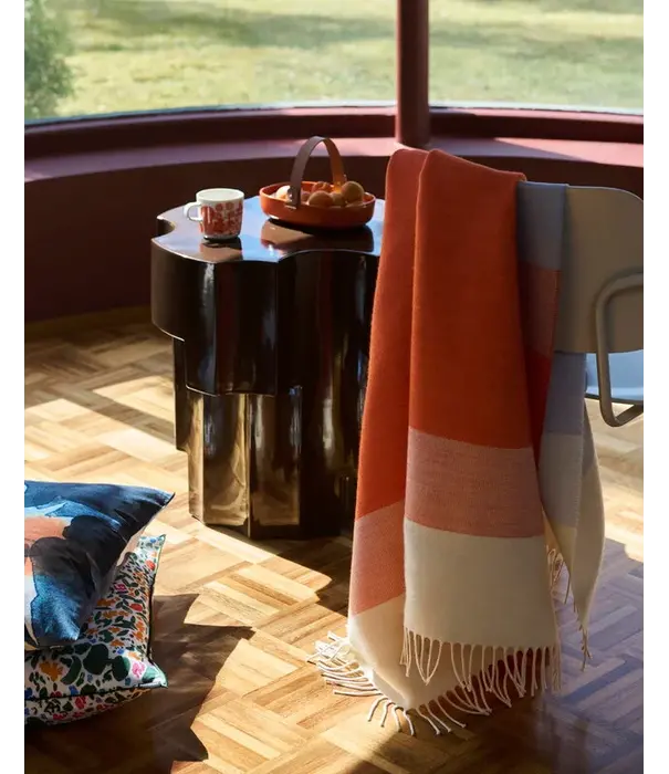 Marimekko Marimekko Valssi Kussenhoes , white - dark blue - orange