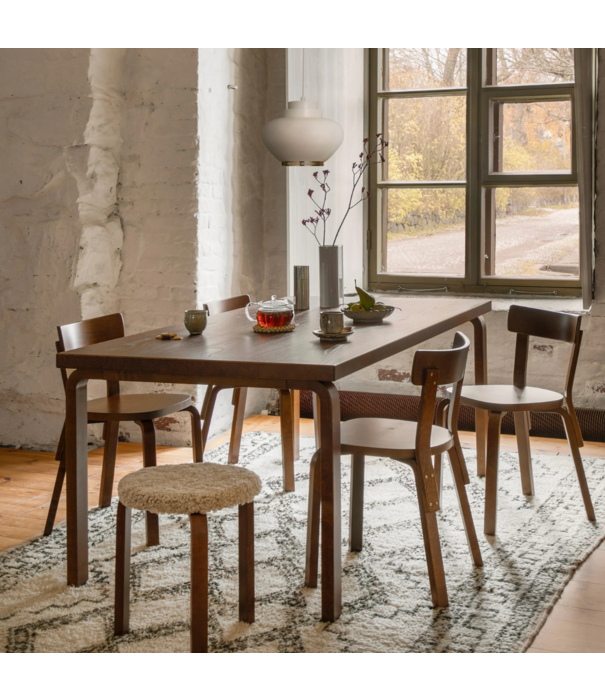 Artek  Artek Aalto Dining Chair 69 walnut stained