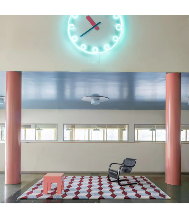 Layered  Layered Illusion Mulberry Sky Rug