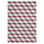 Layered Illusion Mulberry Sky Rug