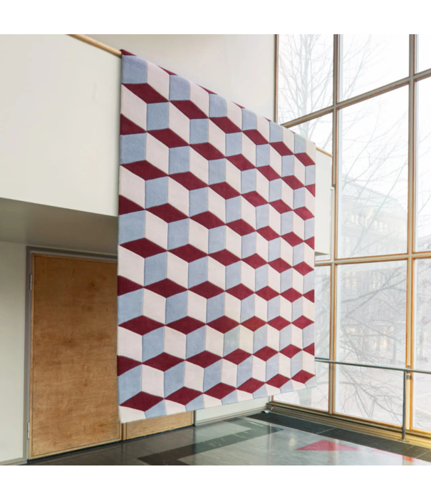 Layered  Layered Illusion Monochrome Rug