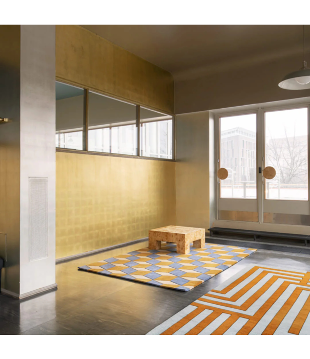 Layered  Layered Illusion Blue Sandstone Vloerkleed