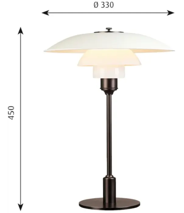 Louis Poulsen  Louis Poulsen PH 3,5-2,5 Table Lamp White