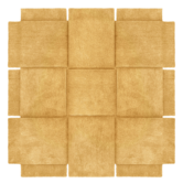 DHS Basket Rug Yellow