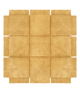 Design House Stockholm Basket Rug Yellow