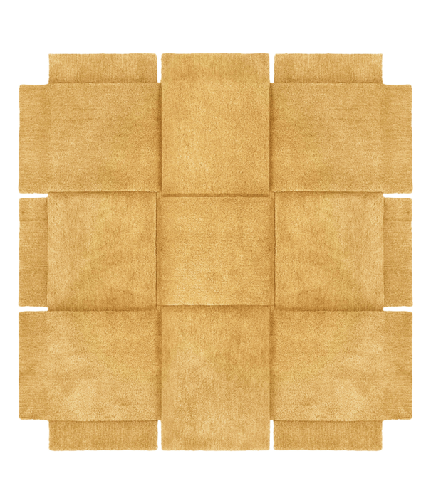 Design House Stockholm  DHS Basket Rug Yellow