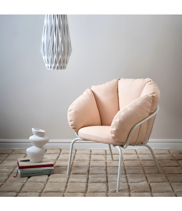Maze  Maze Same Easy Armchair off white / leather nature
