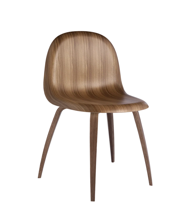 Gubi  Gubi 3D Dining Chair oak, oak wood base