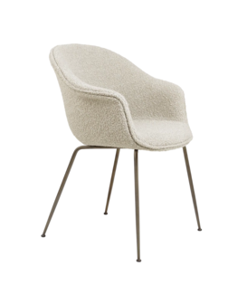 Gubi Bat Dining Chair Karakorum, antique brass base