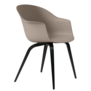 Gubi Bat Dining Chair new beige, base black beech