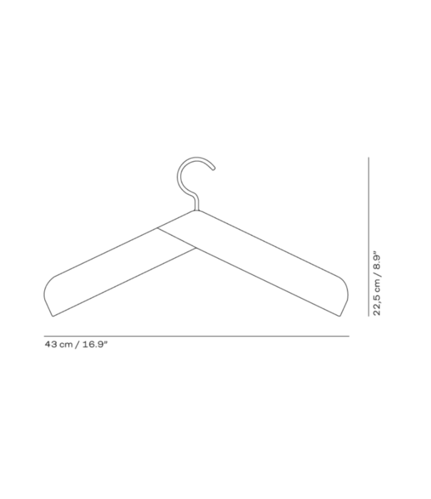 Fritz Hansen Fritz Hansen Collar Coat Hanger oak