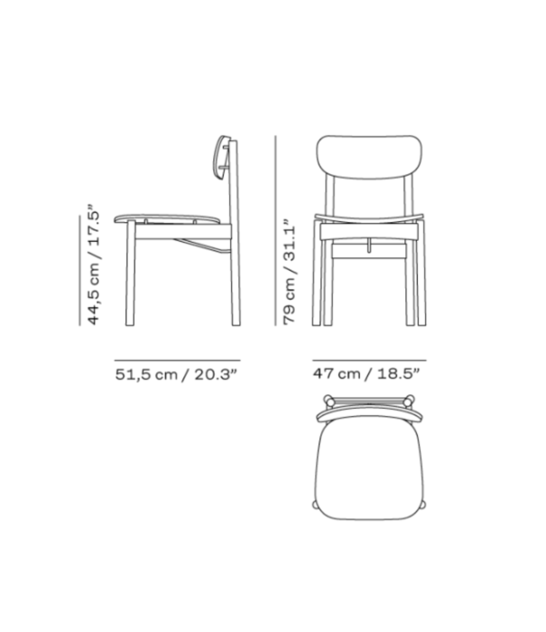 Fritz Hansen Fritz Hansen / Skagerak Vester Eetkamerstoel eiken