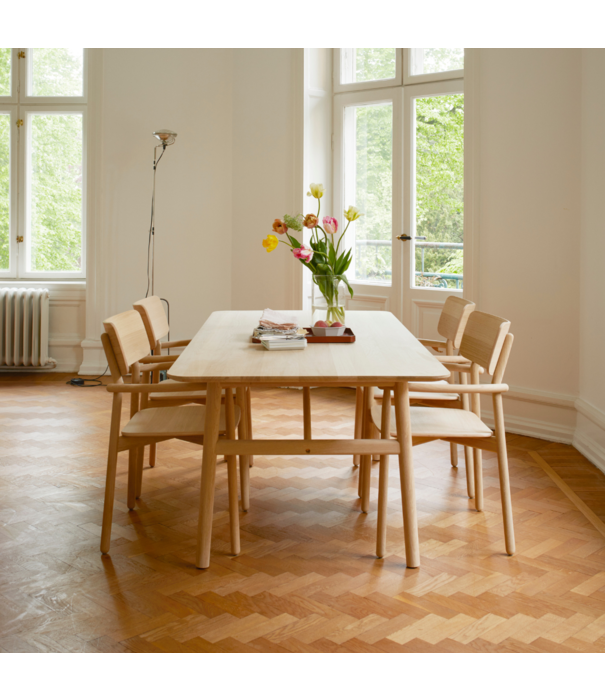 Fritz Hansen Hven Eetkamerstoel met arm, eiken