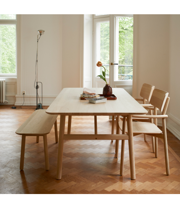 Fritz Hansen Hven Eetkamerstoel met arm, eiken