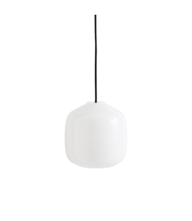 Hay Buoy Glass 200 Pendant, soft black cord