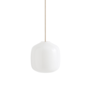 Hay Buoy Glass 200 Hanglamp wit / betongrijs