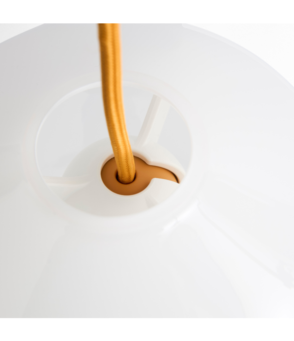 Hay  Hay Buoy Glass 200 Pendant white / rusty red