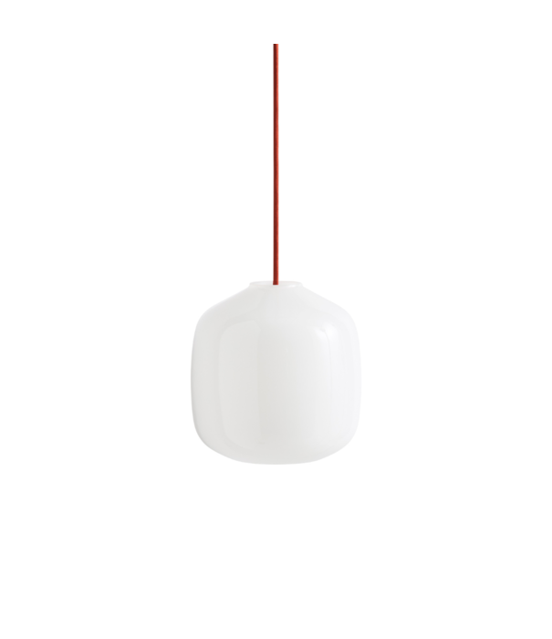 Hay  Buoy Glass 200 Hanglamp wit / rusty red